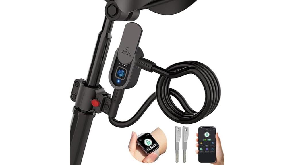 keyless fingerprint bike lock