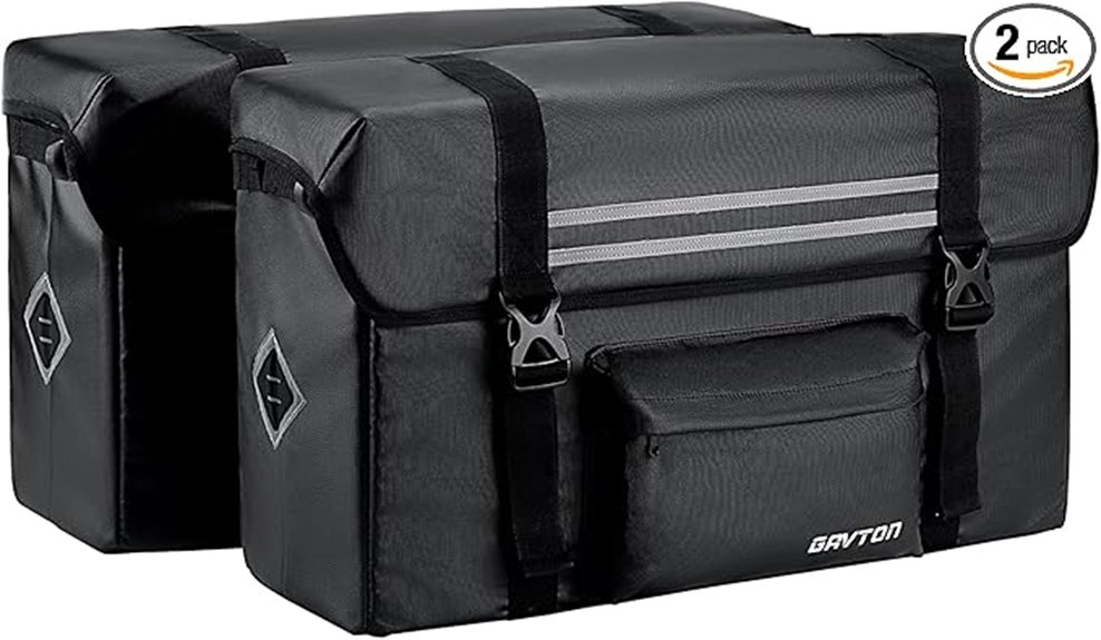 large waterproof cargo panniers