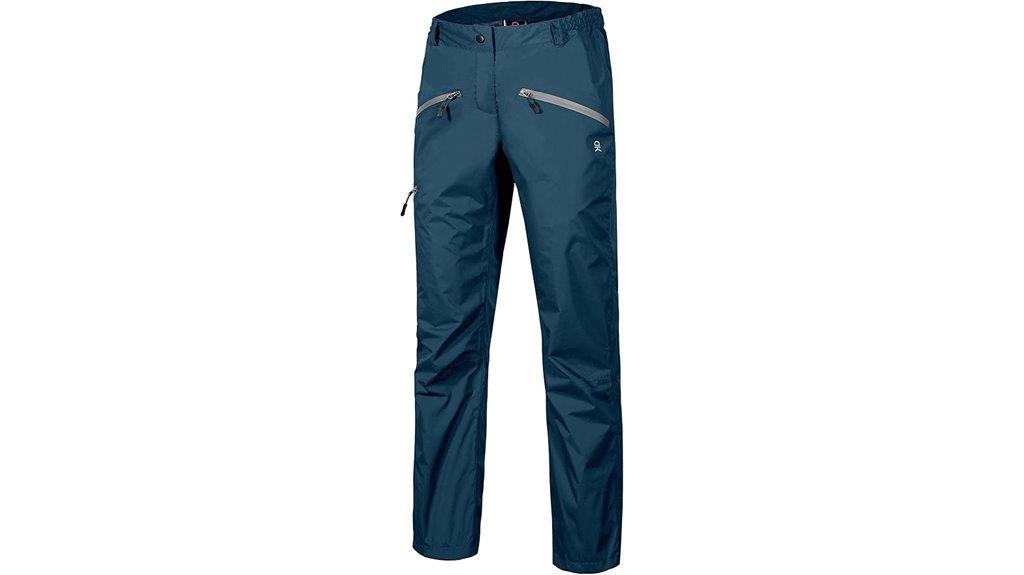 lightweight waterproof rain pants