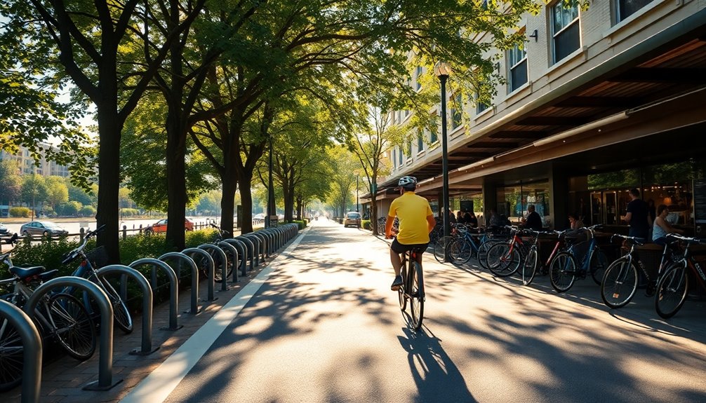 local bicycle paths development