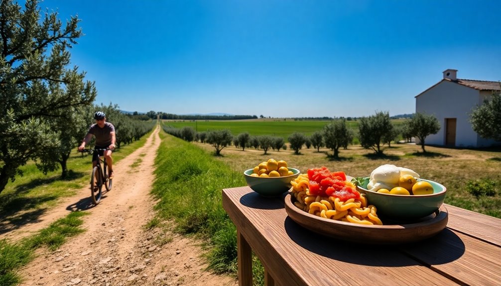 local delicacies on bike
