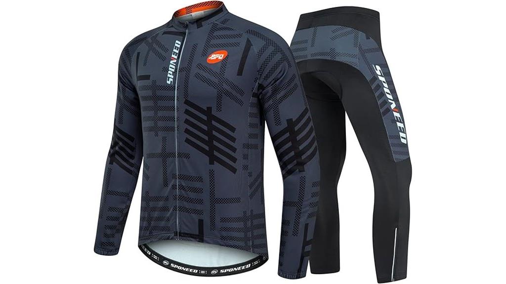 men s full sleeve cycling jersey