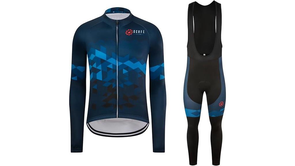 men s winter cycling jersey