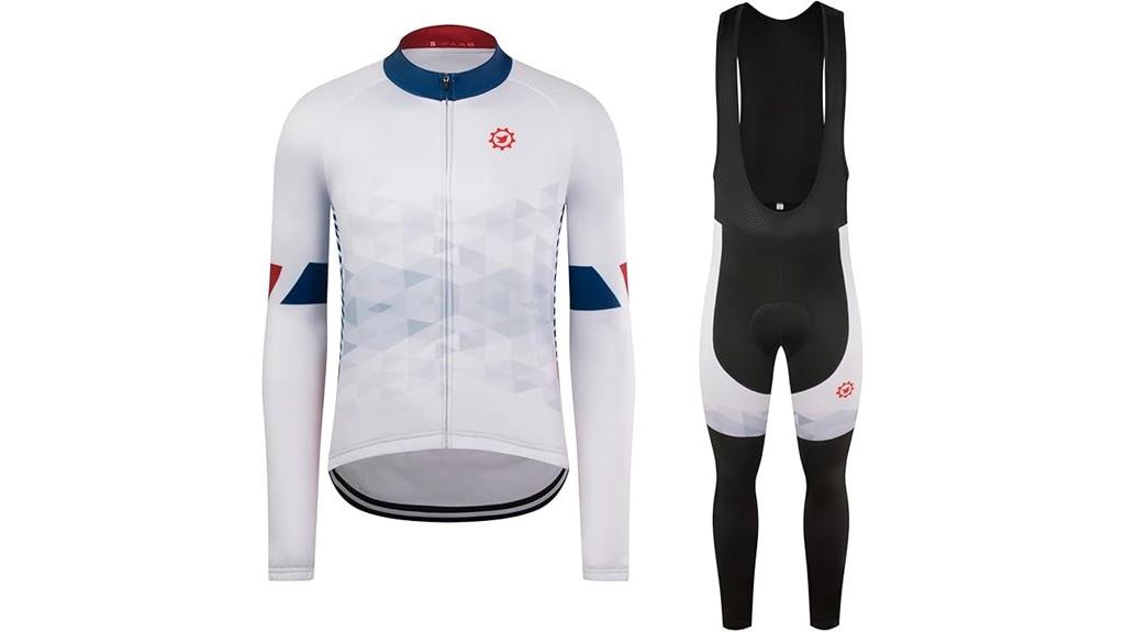 men s winter cycling jersey