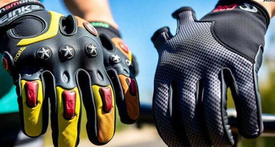 mountain bike glove features