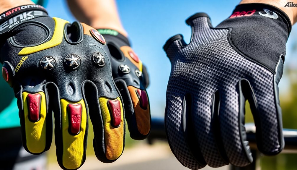 mountain bike glove features