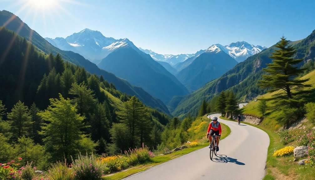 mountainous terrain cycling opportunities