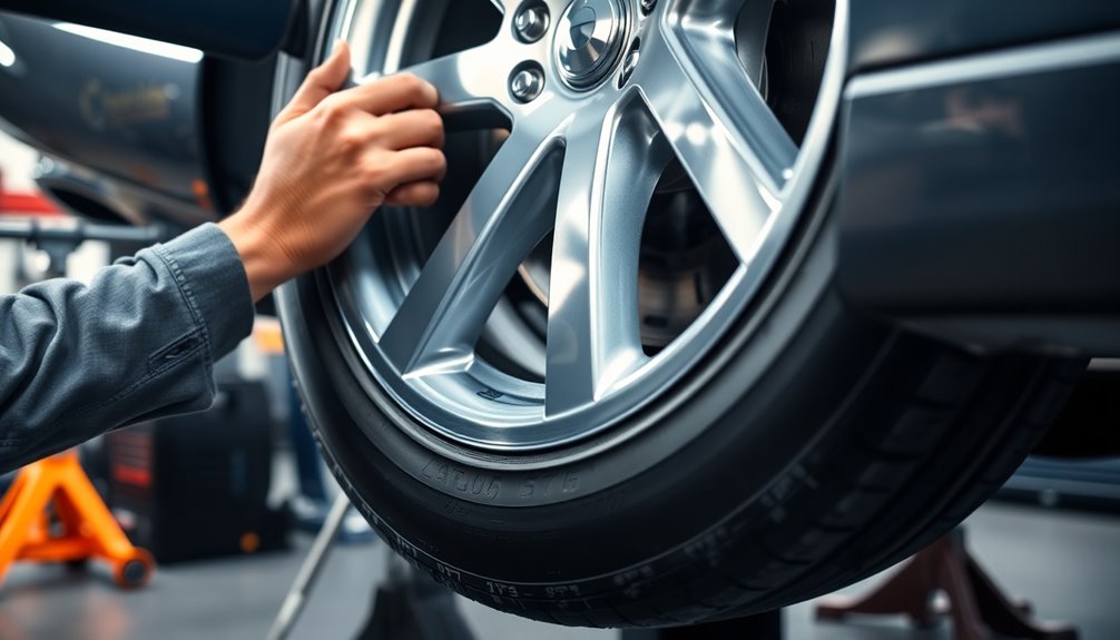 mounting the wheel components