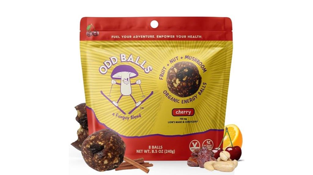 organic cherry energy snacks