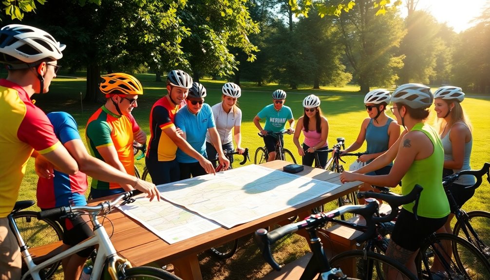organizing a bike trip