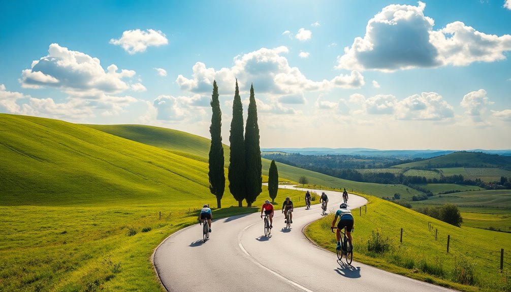 overview of cycle route