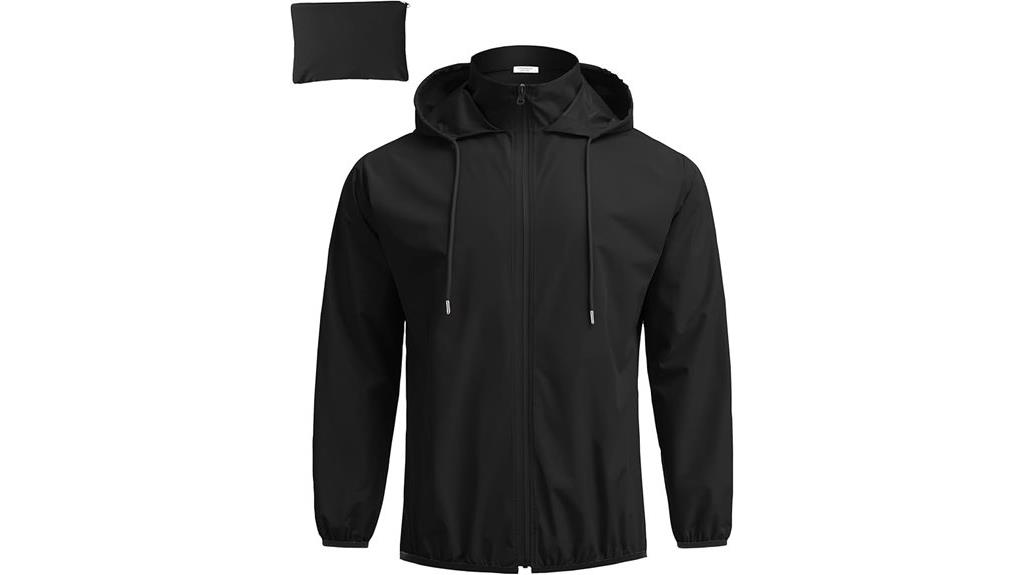 packable men s rain jacket