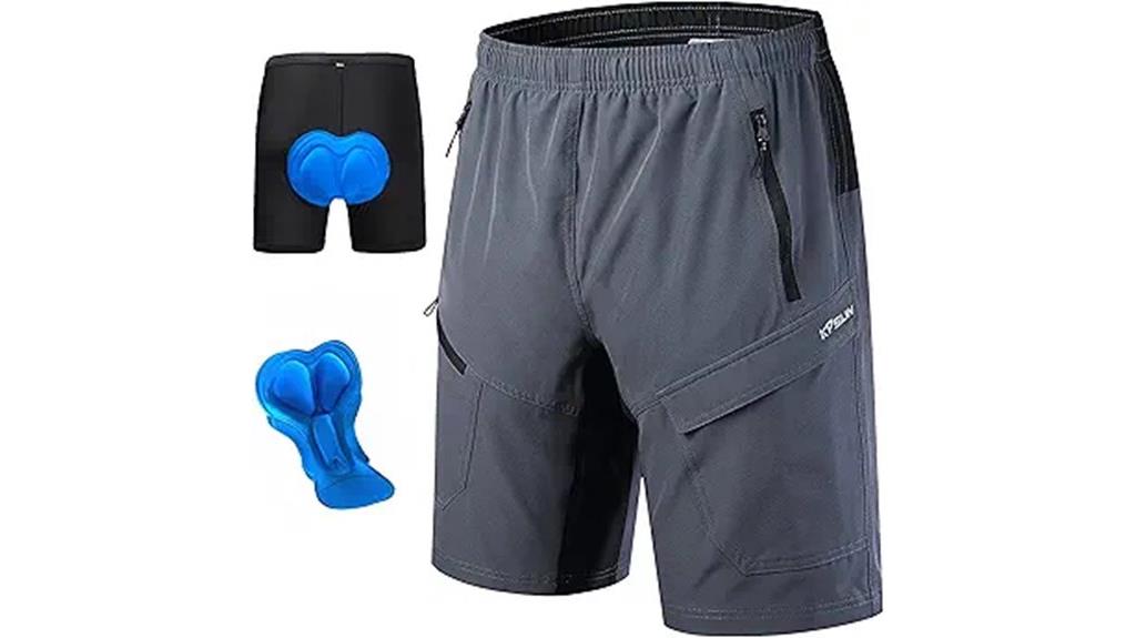 padded baggy cycling shorts