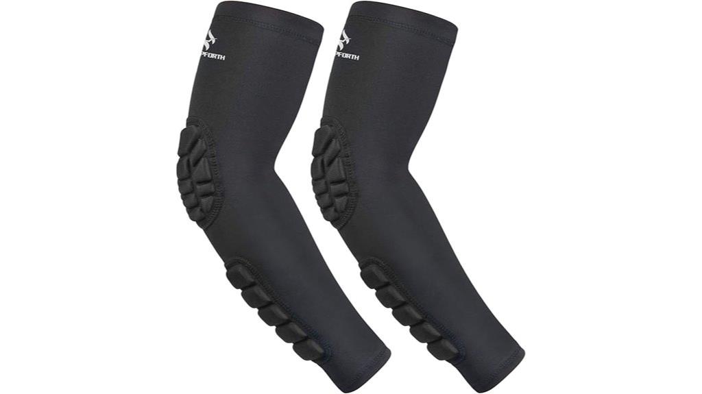 padded compression arm sleeves
