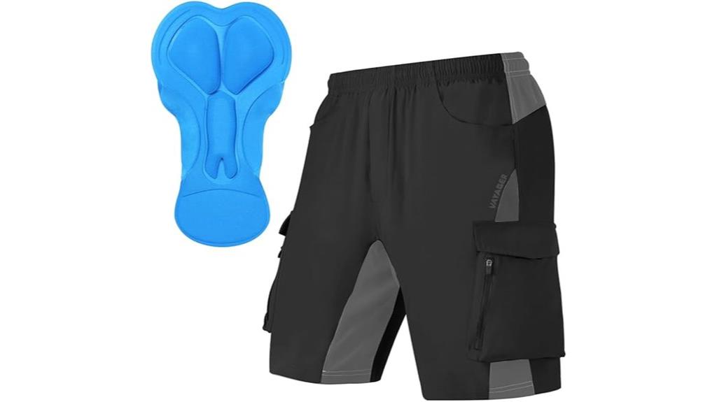 padded mountain biking shorts