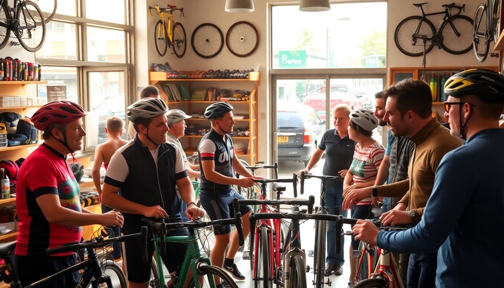 partnering with bike retailers