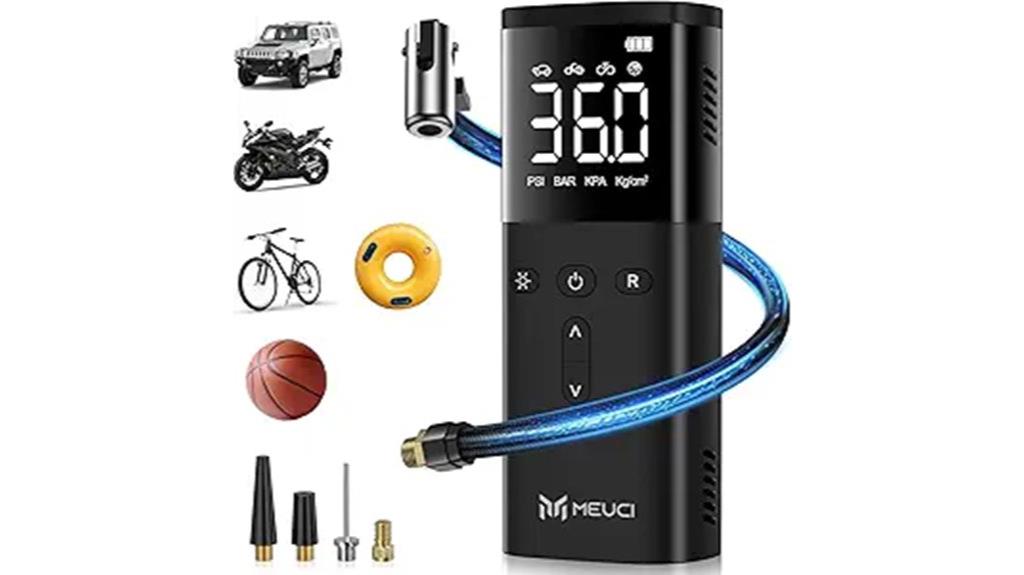 portable tire air compressor