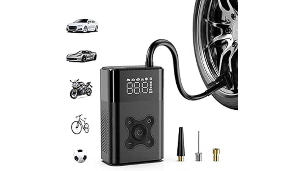 portable tire inflator compressor