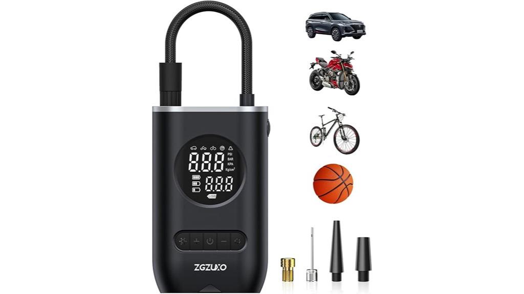 portable tire inflator compressor