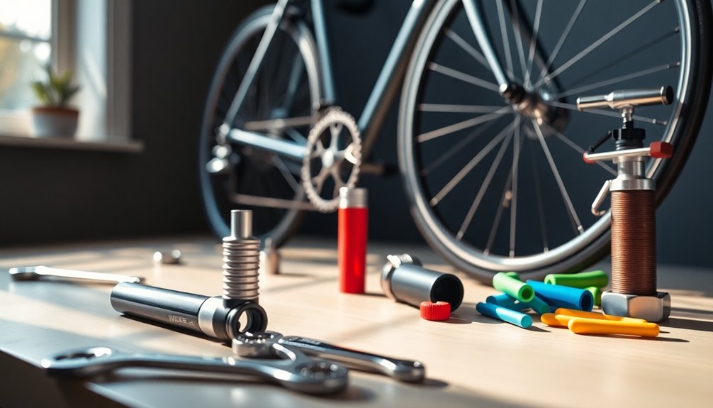 prepare bicycle for journey