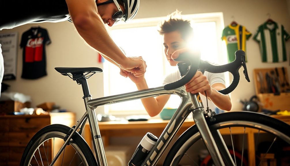 proper bicycle size adjustment