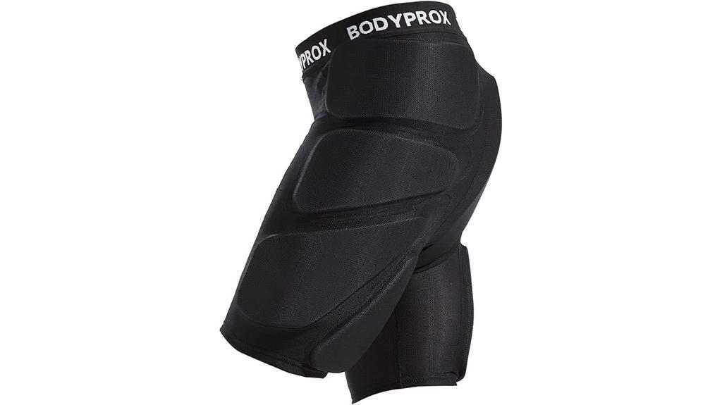 protective padded sports shorts