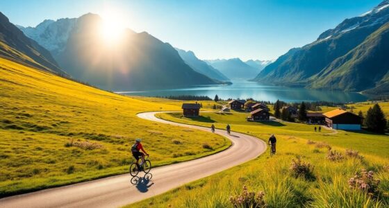 pusteria valley cycling route