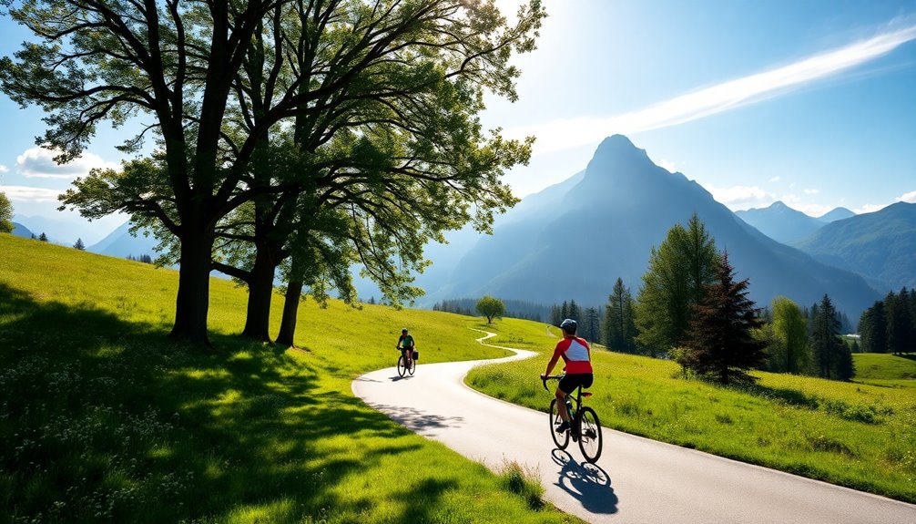 pusteria valley cycling route
