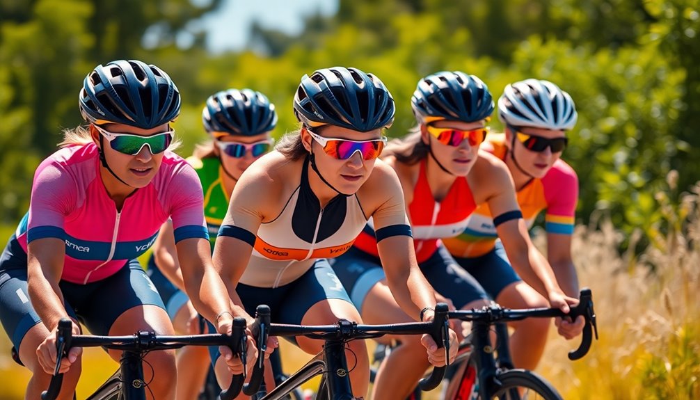 recognizing female cyclists achievements