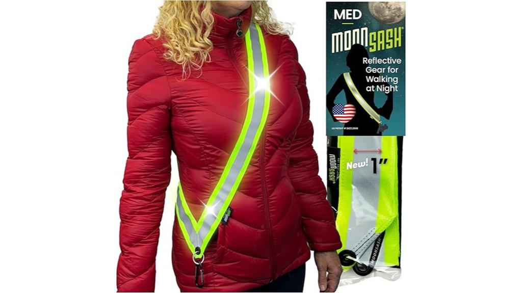 reflective sash for safety