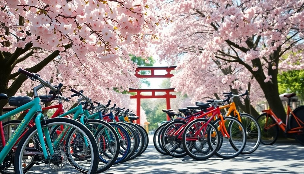 renting a bike japan