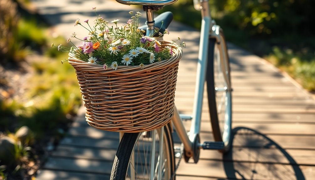 repurposed vintage bike crate