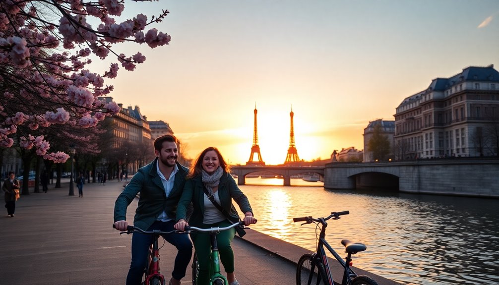 romantic strolls by seine