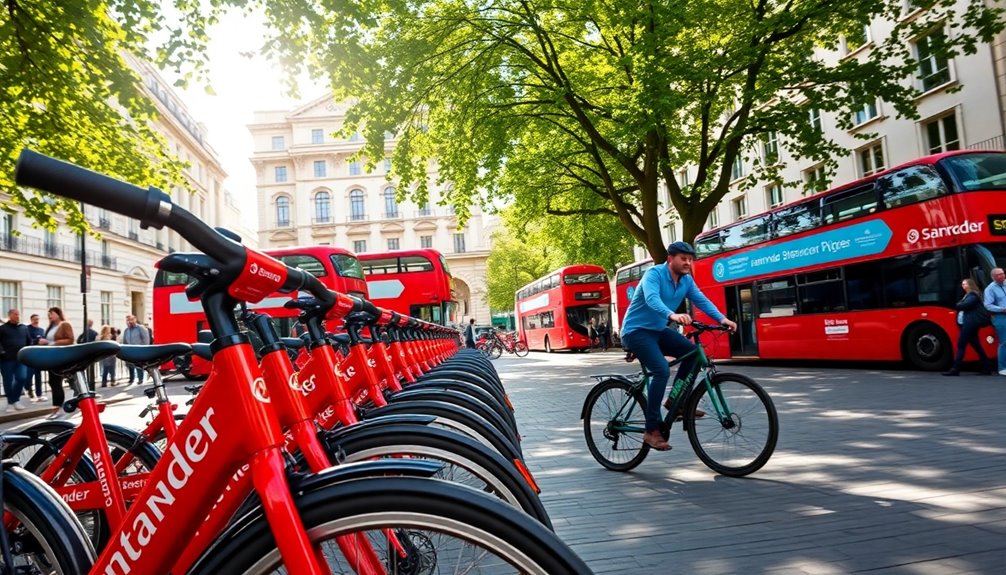 santander bicycle importance highlighted