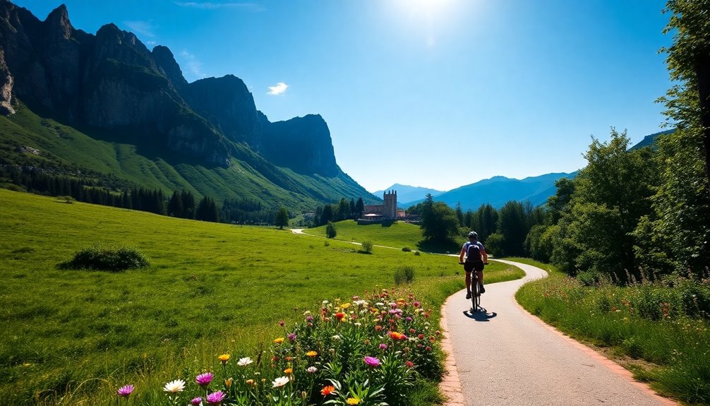 scenic landscapes along journey