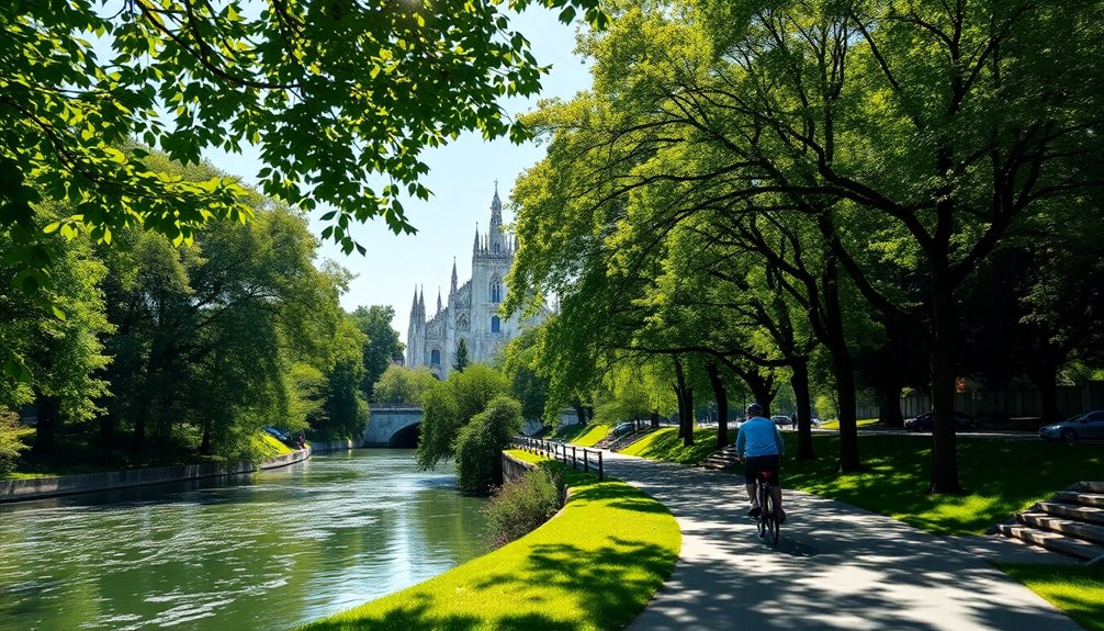 scenic landscapes of milan