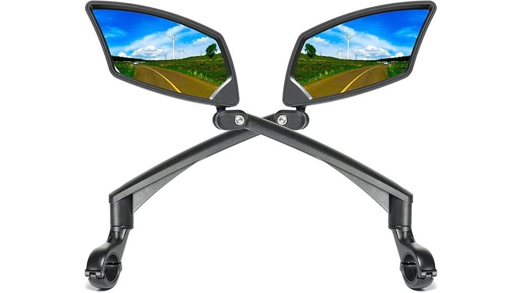 scratch resistant bike mirror