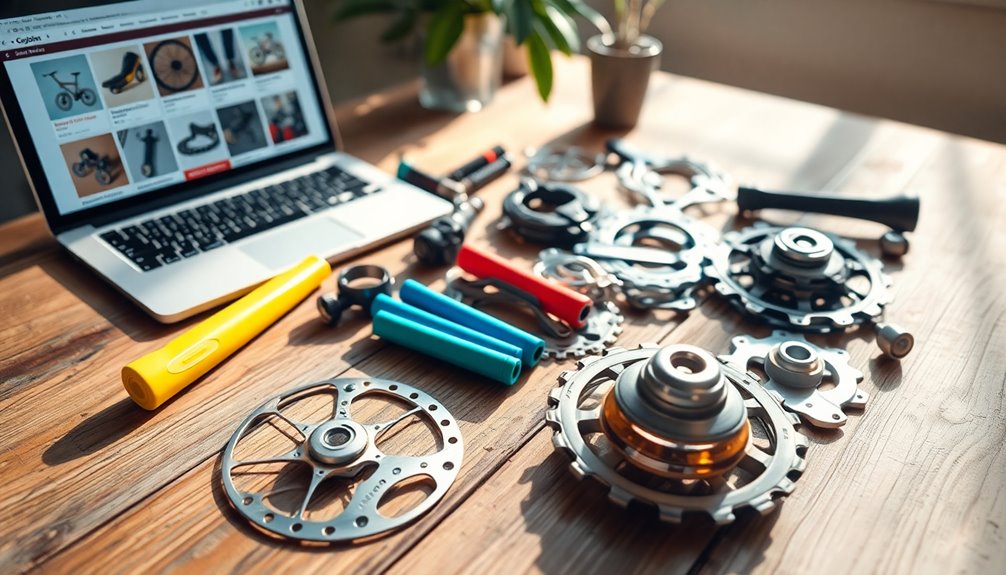 searching for bike parts discounts