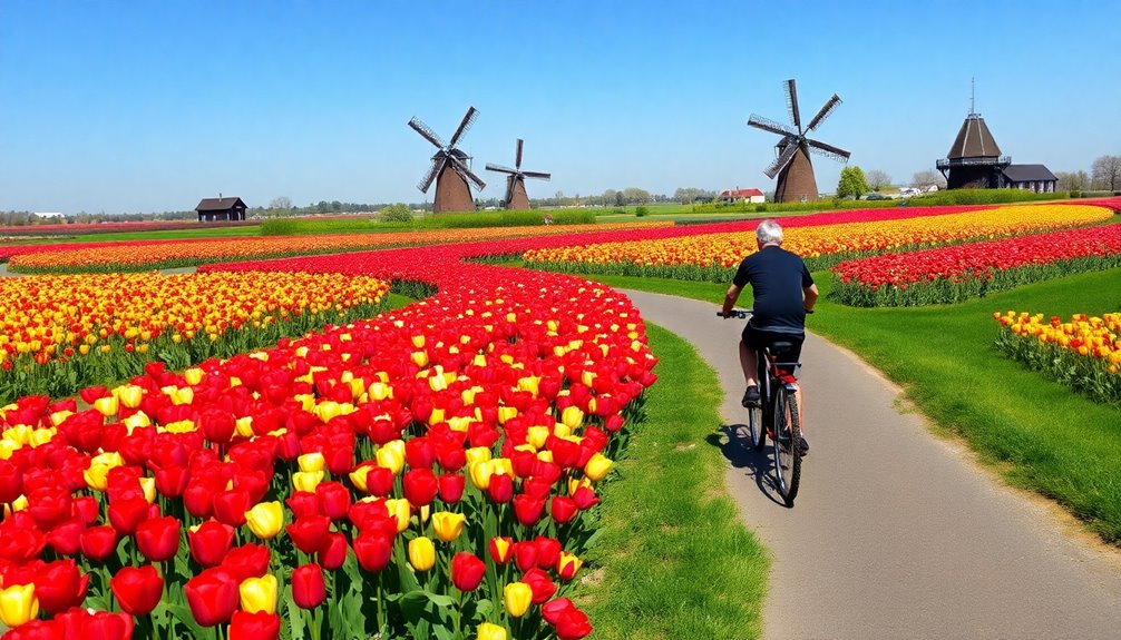 seasonal tulip fields experience
