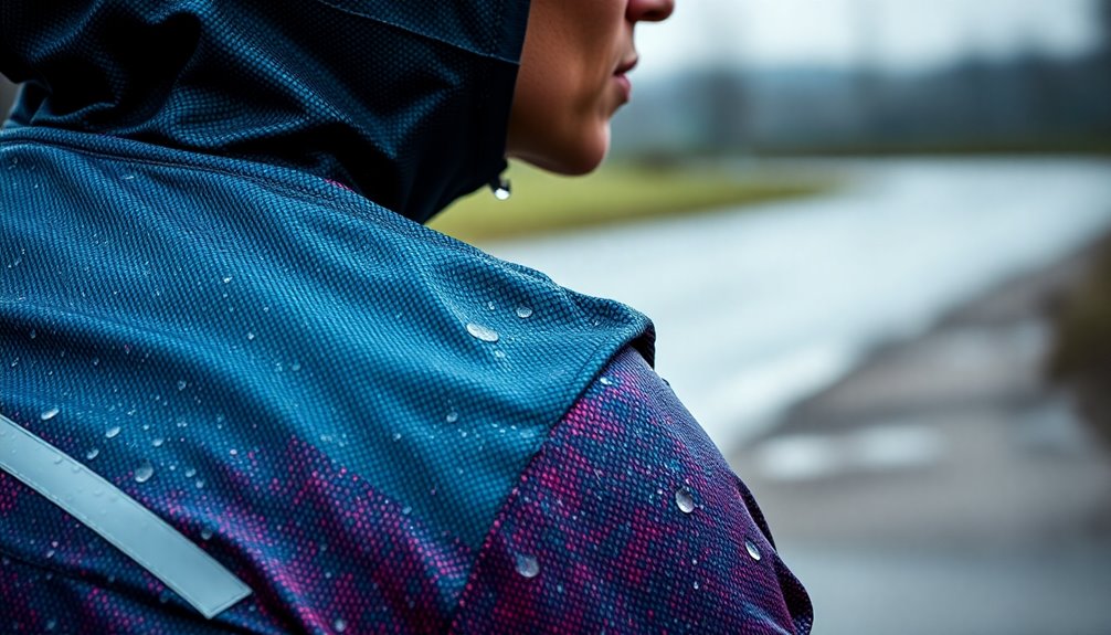 selecting cyclist rain gear