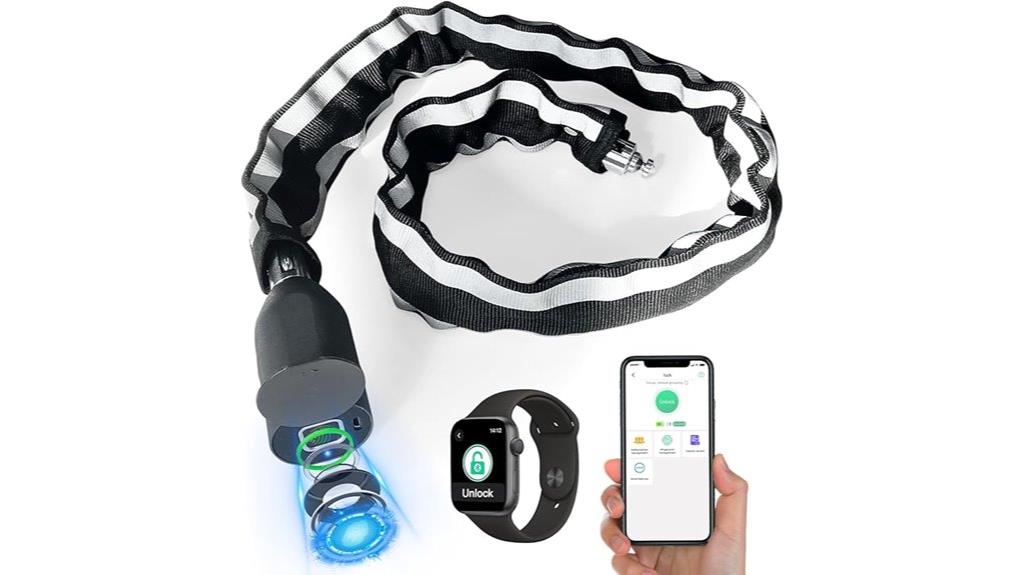 smart fingerprint bike lock