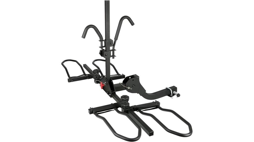 smart tilting bike rack