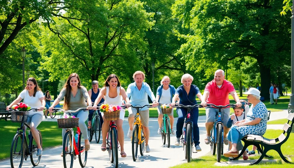 social commitment through cycling