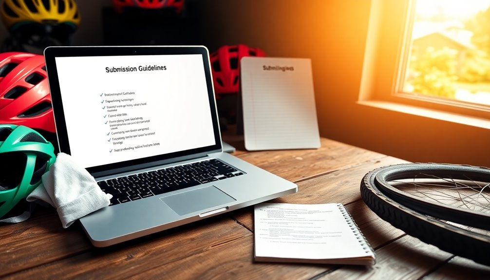 submission guidelines compliance required