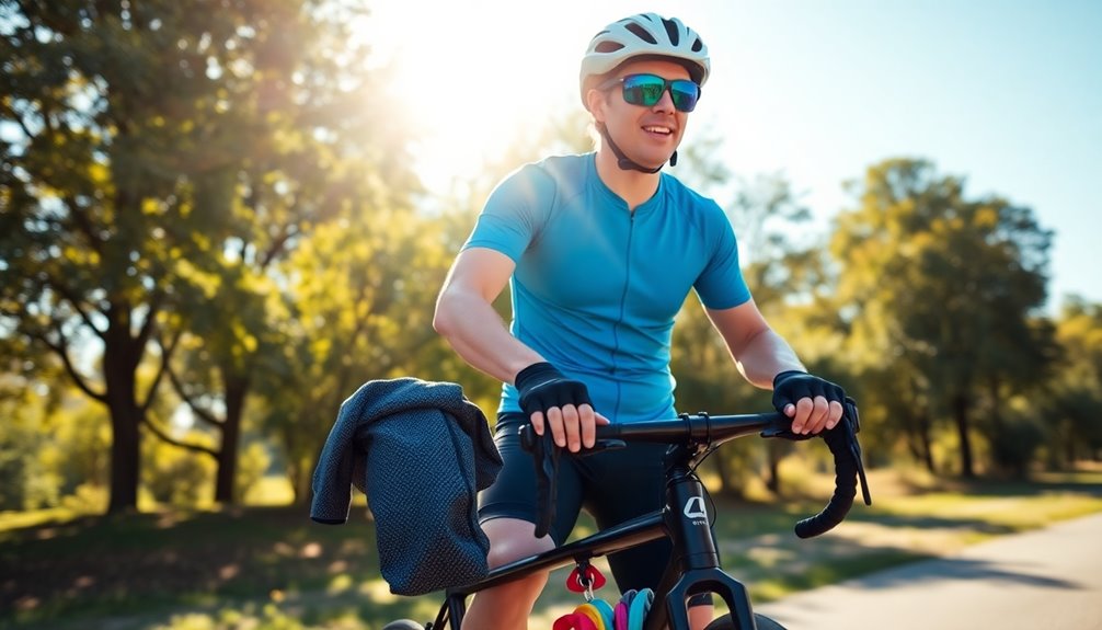 summer cycling layering tips
