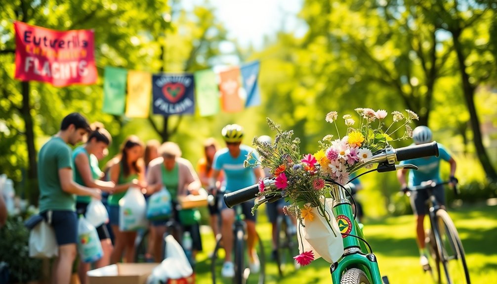 sustainable practices after events