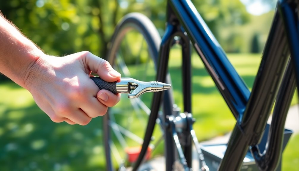 tightening loose bicycle pedals