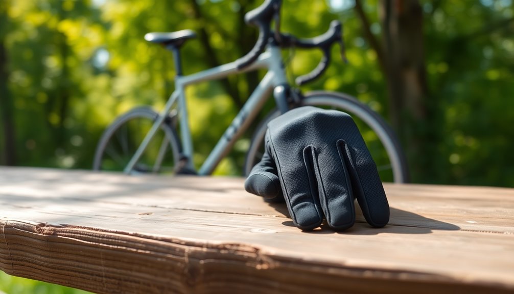 touchscreen friendly cycling gloves