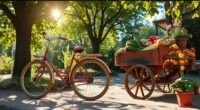 turtle bicycle caravan adventure