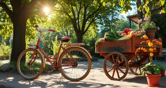 turtle bicycle caravan adventure